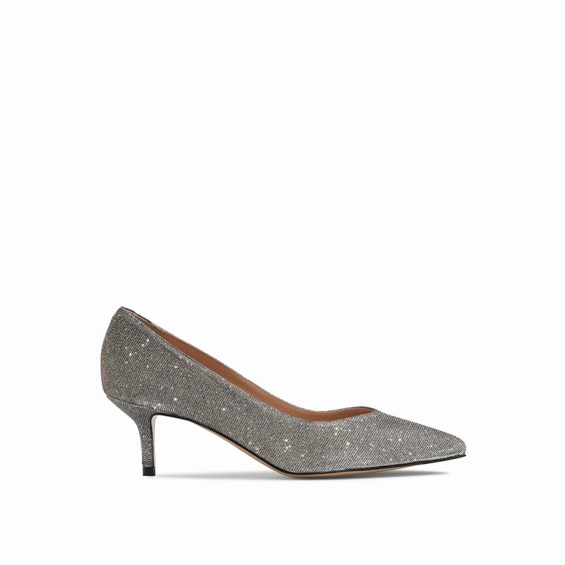 Russell And Bromley 55vcut Pumps Dam Metallic | YTP5899WS