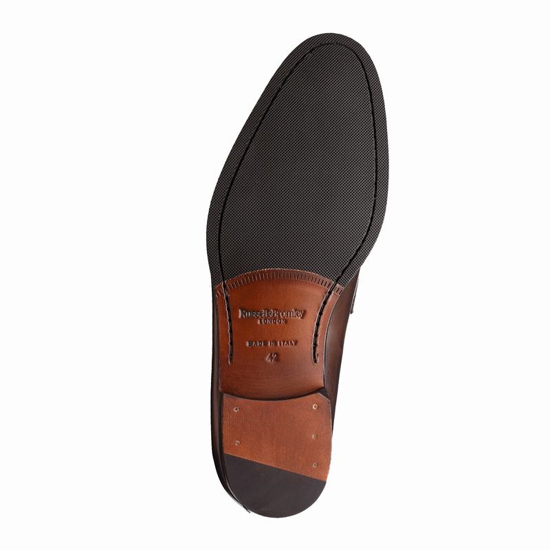 Russell And Bromley Aspen Mockasiner Herr Bruna | VNQ7350AU