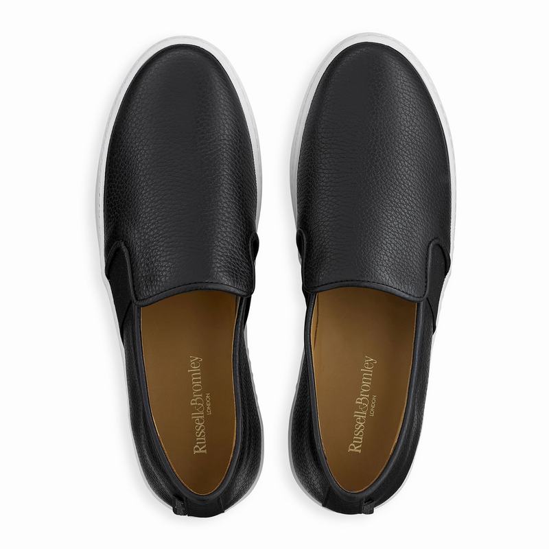 Russell And Bromley Ball Park Slip On Sneakers Dam Svarta | VVI4981LC