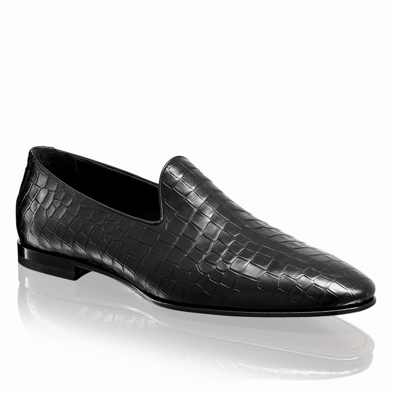 Russell And Bromley Baron Slip On Skor Herr Svarta | CJM7770PX