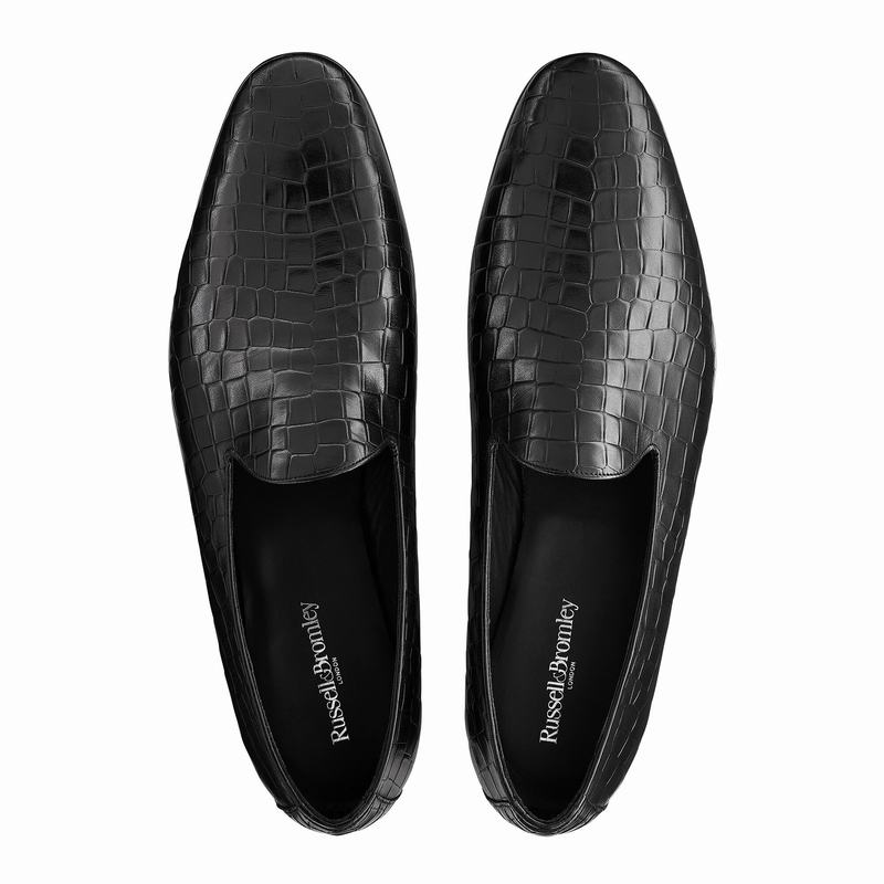 Russell And Bromley Baron Slip On Skor Herr Svarta | CJM7770PX