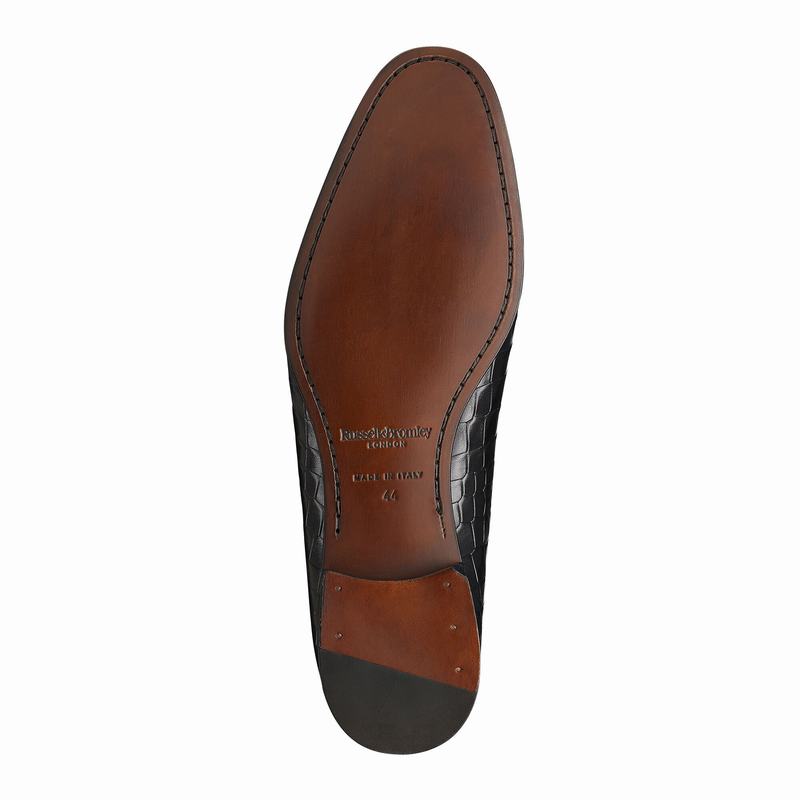 Russell And Bromley Baron Slip On Skor Herr Svarta | CJM7770PX