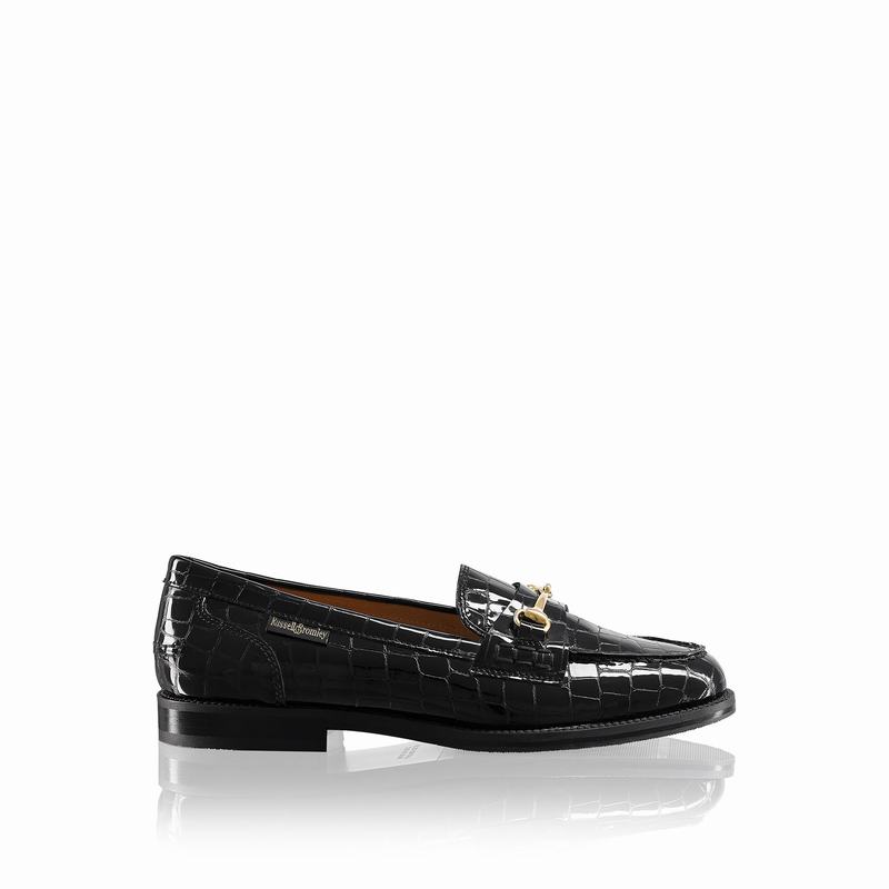 Russell And Bromley Brewster Mockasiner Dam Svarta | WEE2681JZ