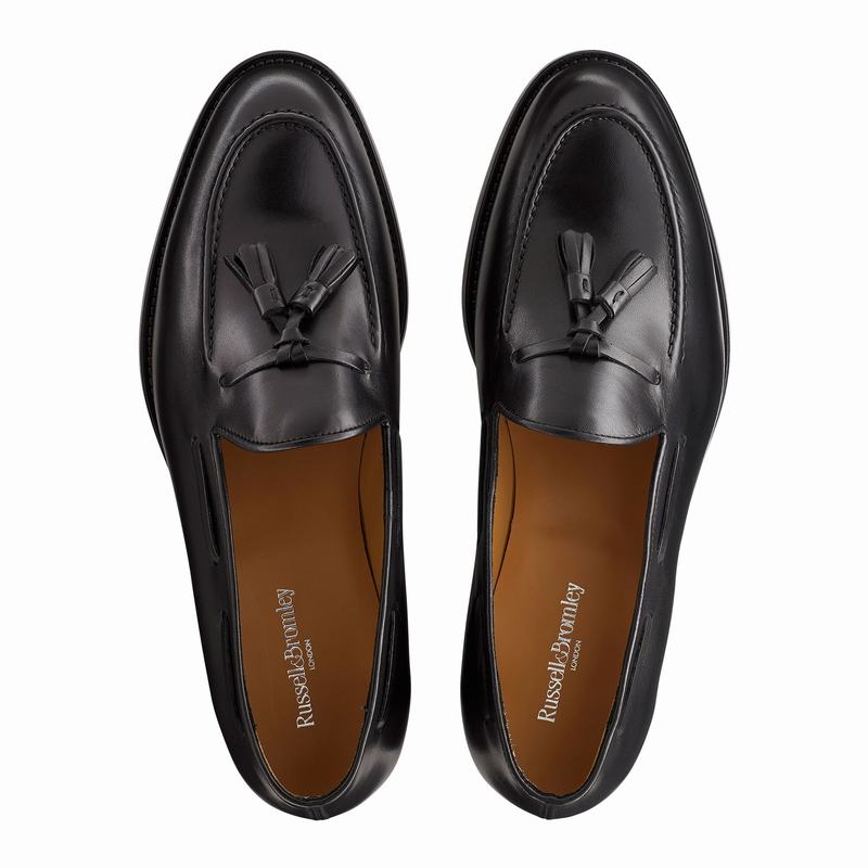 Russell And Bromley Broker Mockasiner Herr Svarta | JPV7025UT