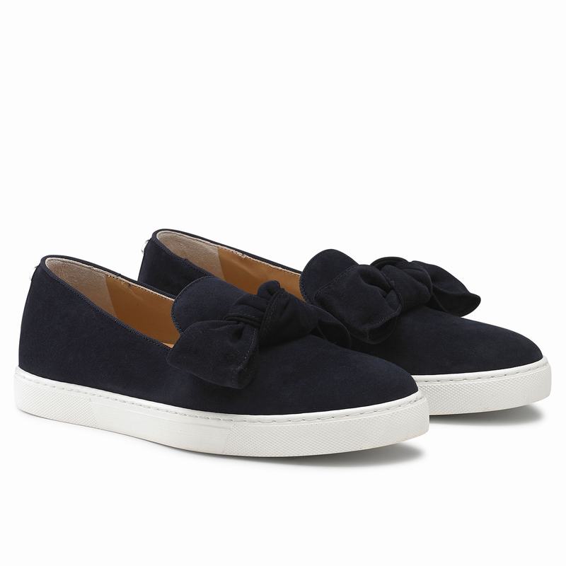 Russell And Bromley Casablanca Slip On Sneakers Dam Blå | NFJ1006QY