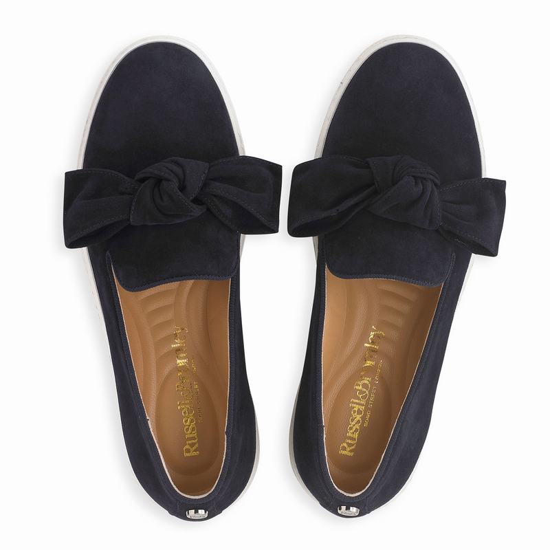 Russell And Bromley Casablanca Slip On Sneakers Dam Blå | NFJ1006QY