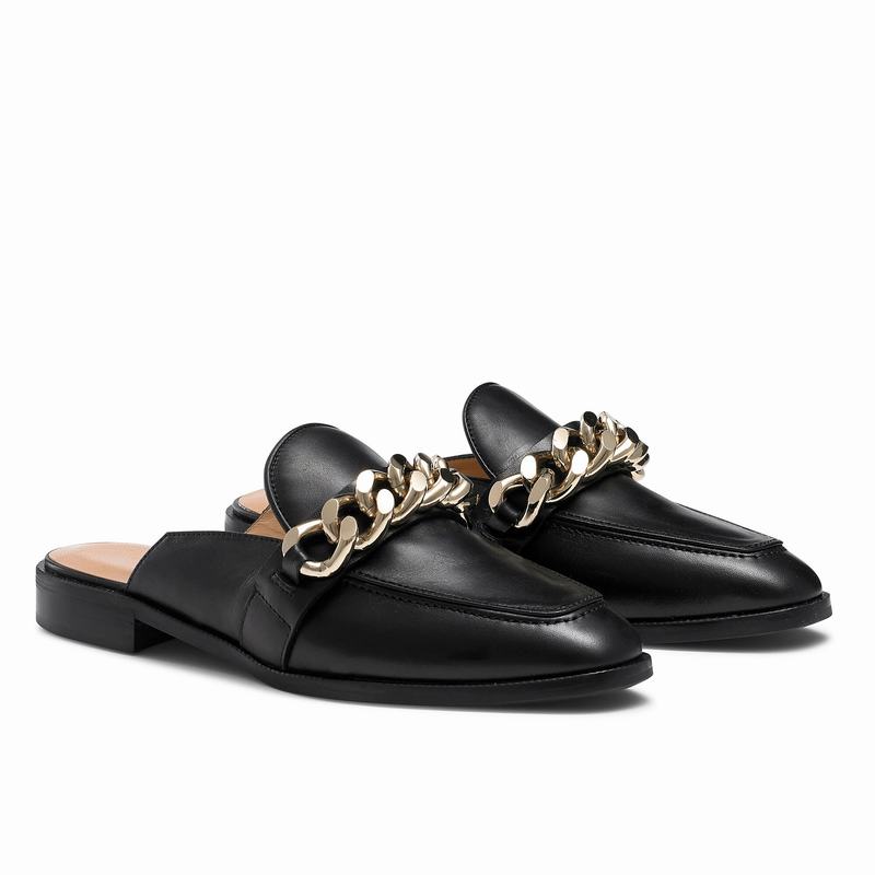 Russell And Bromley Chainmule Mockasiner Dam Svarta | QLC4519XO