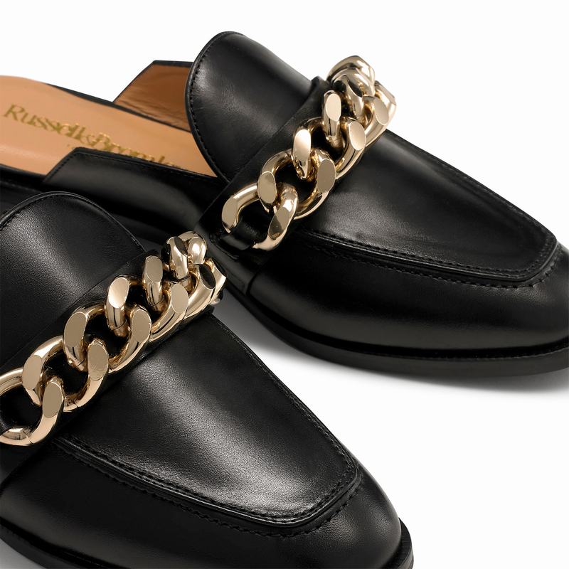 Russell And Bromley Chainmule Mockasiner Dam Svarta | QLC4519XO