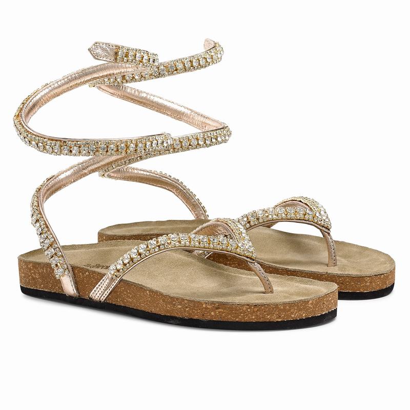 Russell And Bromley Charmer Sandaler Dam Metallic | AMQ7384UQ