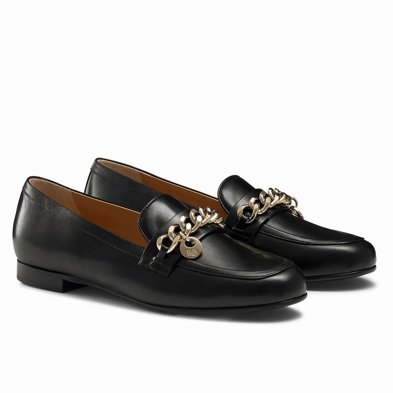 Russell And Bromley Chitchat Mockasiner Dam Svarta | LVI2370GN