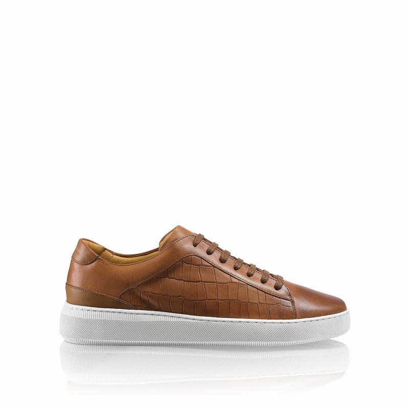 Russell And Bromley Clear Run Låga Sneakers Herr Bruna | QYR5791SK