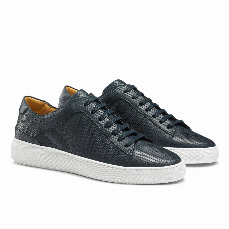 Russell And Bromley Clear Run Låga Sneakers Herr Blå | VQA948TK