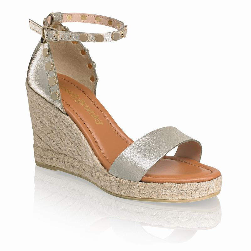 Russell And Bromley Coin Spin Espadrille Dam Metallic | MBL5579UO