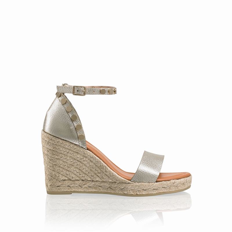 Russell And Bromley Coin Spin Espadrille Dam Metallic | MBL5579UO