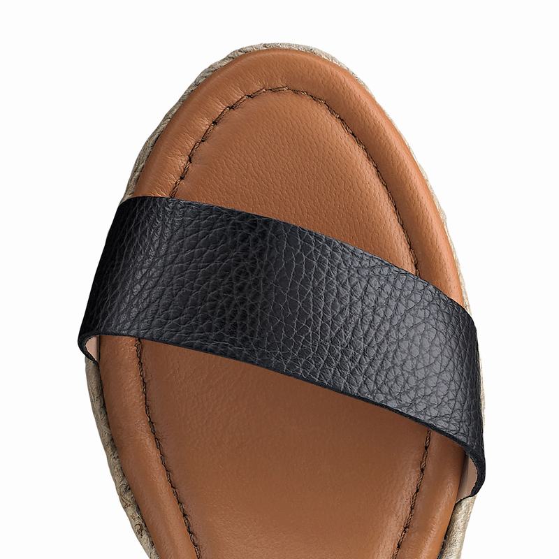 Russell And Bromley Coin Spin Espadrille Dam Svarta | WES3043LV