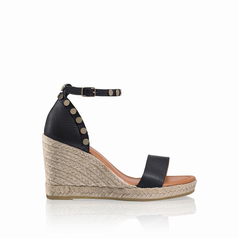 Russell And Bromley Coin Spin Espadrille Dam Svarta | WES3043LV