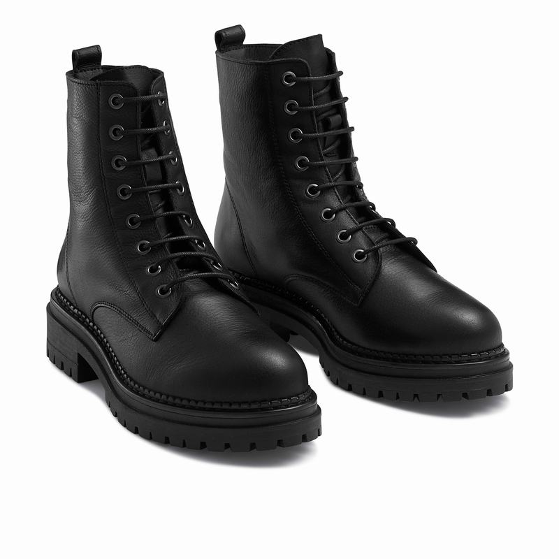 Russell And Bromley Combat Ankelboots Dam Svarta | ALO7871NJ