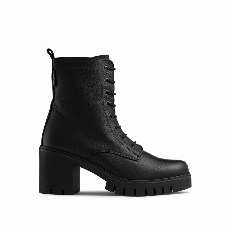 Russell And Bromley Combat Hi Ankelboots Dam Svarta | FKV1438EZ