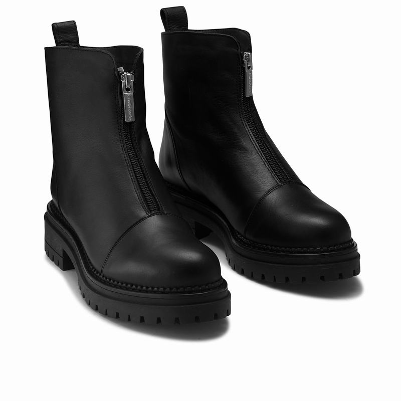 Russell And Bromley Conquest Ankelboots Dam Svarta | WXM1276HL