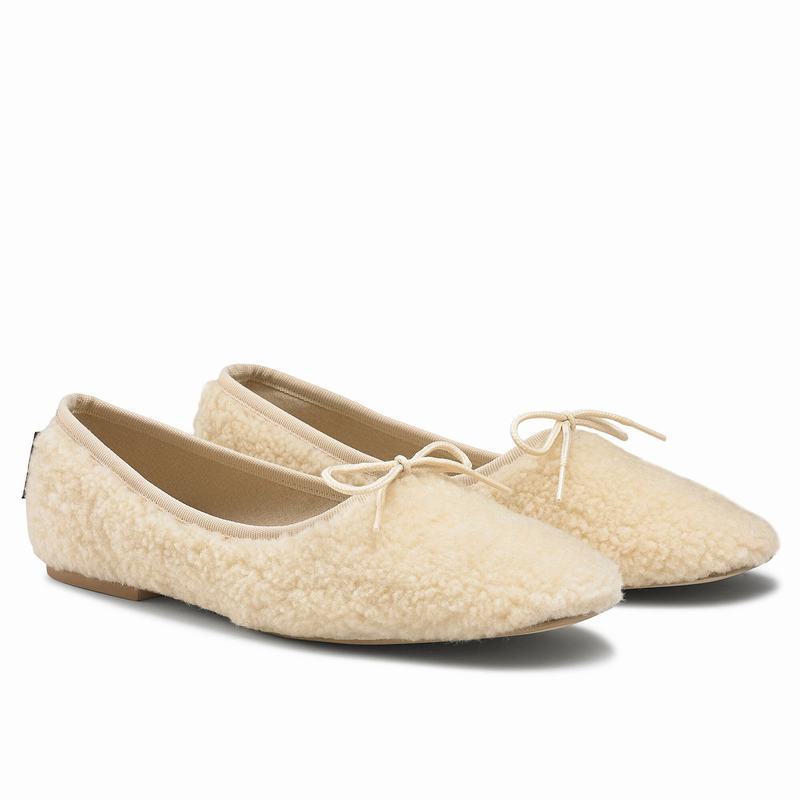 Russell And Bromley Cuddle Ballerina Dam Grädde Vita | HIR8214FR