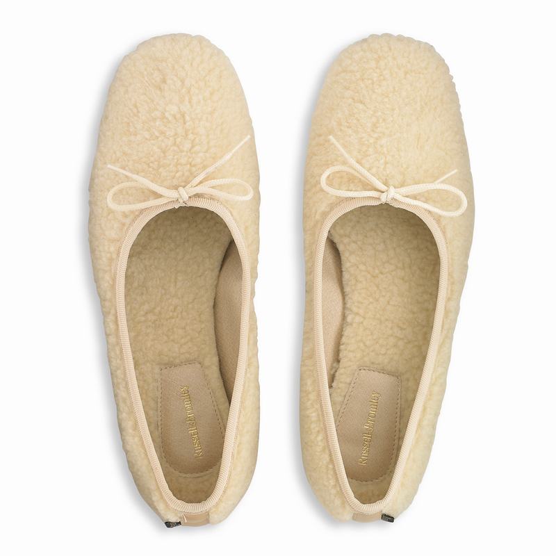 Russell And Bromley Cuddle Ballerina Dam Grädde Vita | HIR8214FR