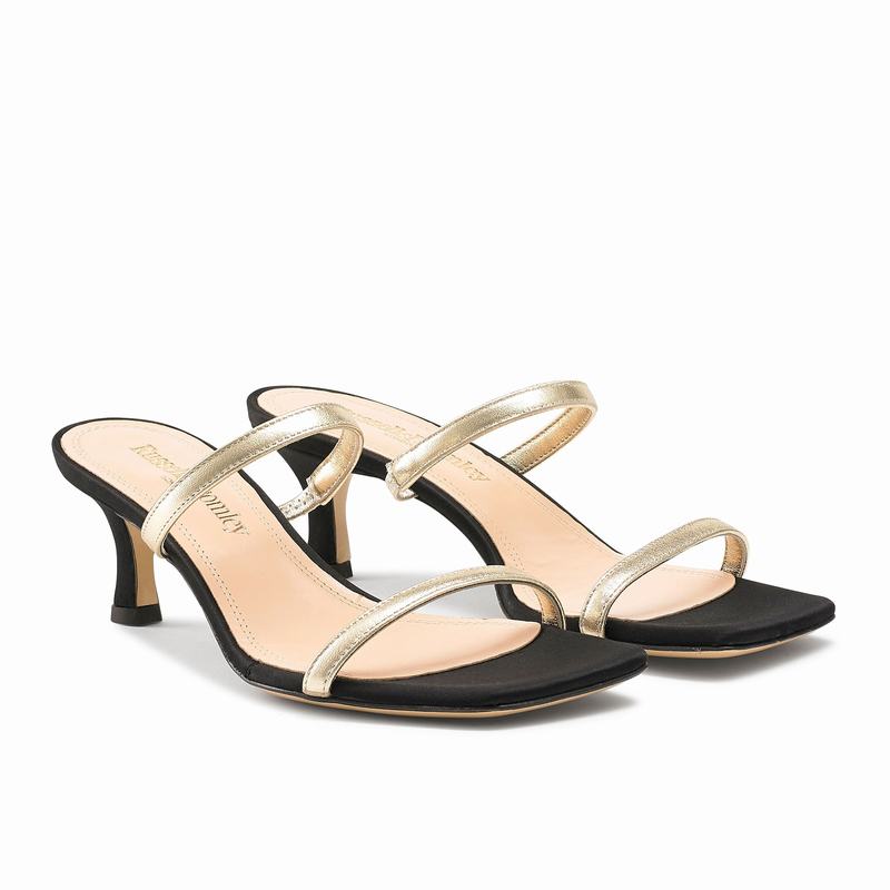 Russell And Bromley Daiquiri Sandaler Klack Dam Metallic | CSV2916IS