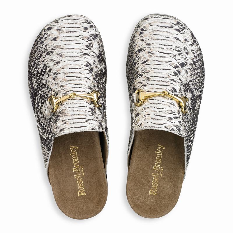 Russell And Bromley Dellacasa Mockasiner Dam Metallic | AJB4732QB