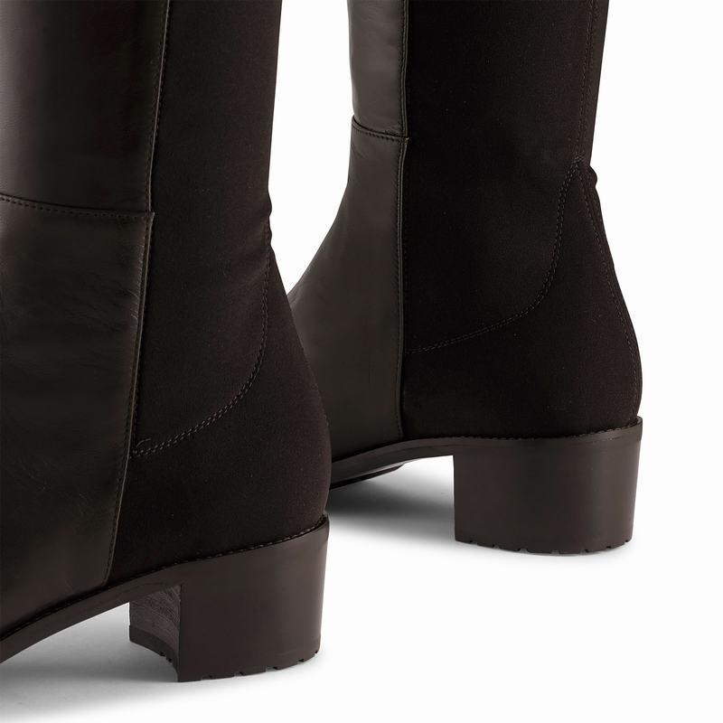 Russell And Bromley Demi Knähöga Stövlar Dam Bruna | JNF7125LR