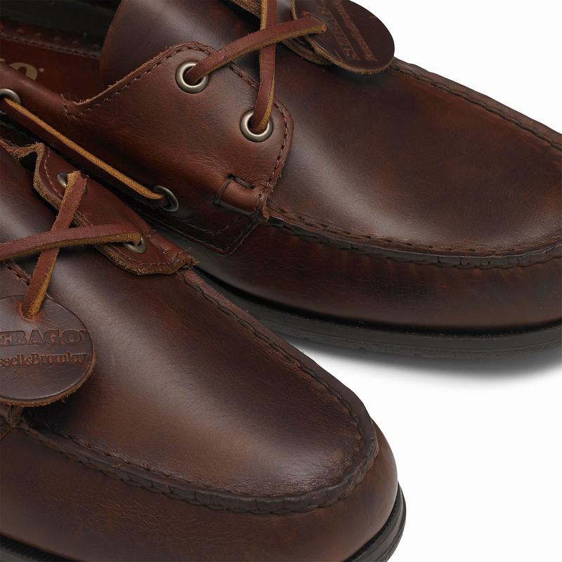 Russell And Bromley Docksides Båtskor Herr Bruna | TQK8775CW