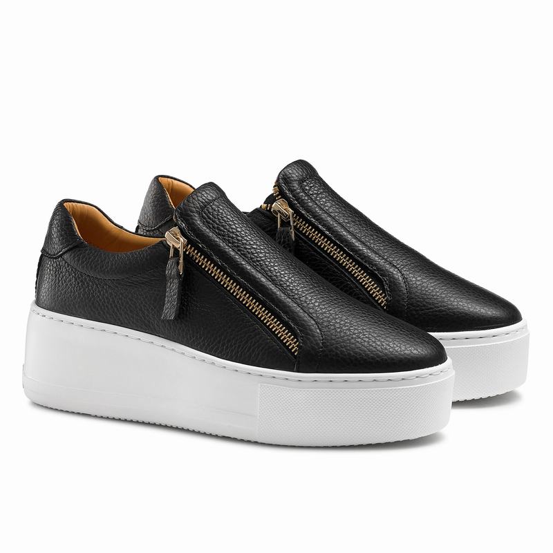 Russell And Bromley Doublepark Plattform Sneakers Dam Svarta | FYW8064JZ