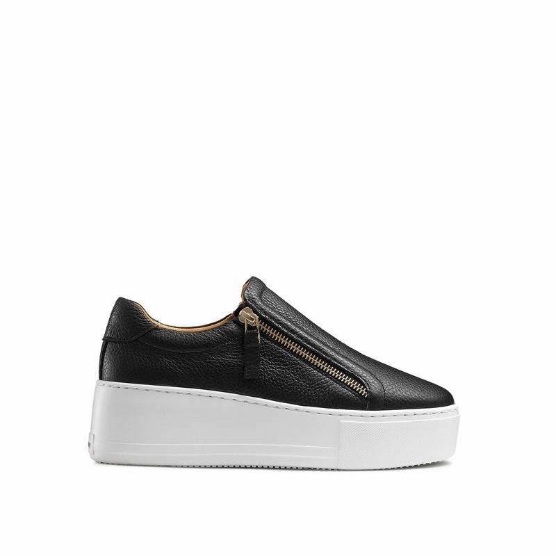 Russell And Bromley Doublepark Plattform Sneakers Dam Svarta | FYW8064JZ