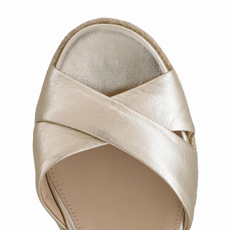 Russell And Bromley Gelato Espadrille Dam Metallic | PXF2867DF