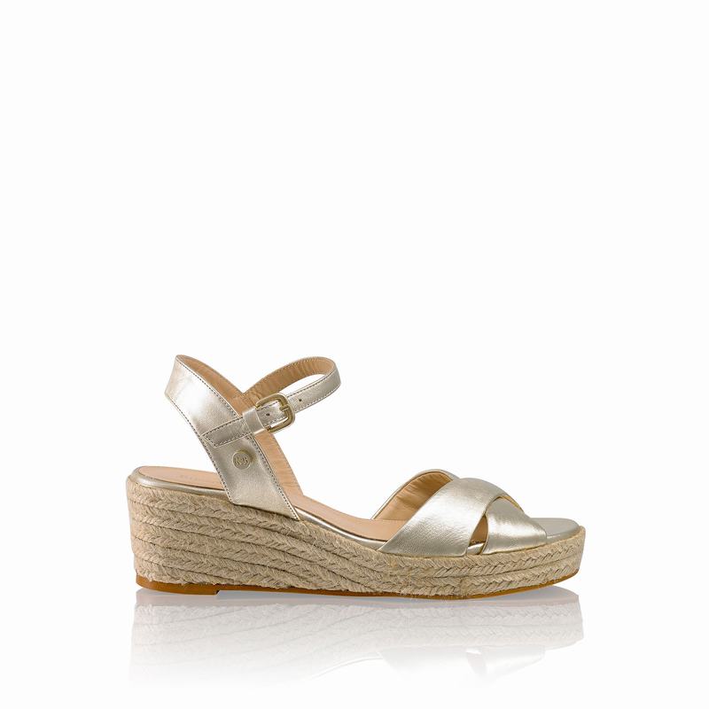 Russell And Bromley Gelato Espadrille Dam Metallic | PXF2867DF