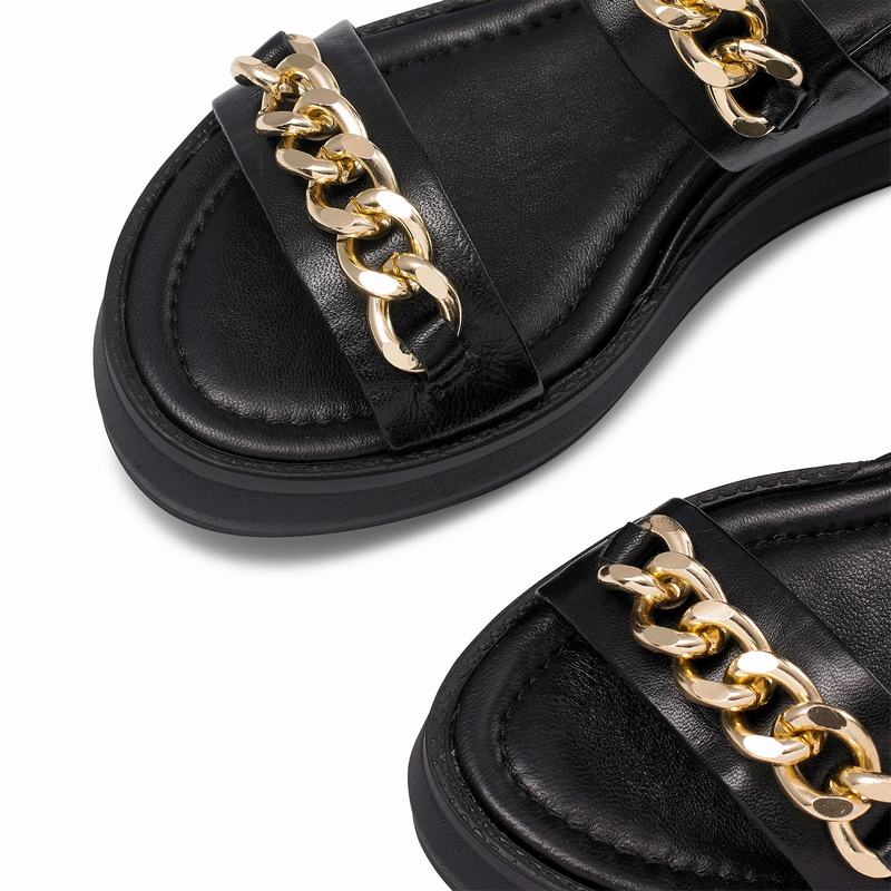 Russell And Bromley Goldie Kilklack Sandaler Dam Svarta | NNW4767HJ