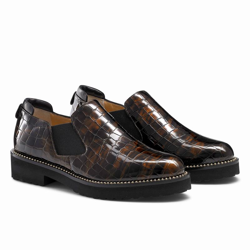 Russell And Bromley Grid Mockasiner Dam Bruna | FGD3993FO