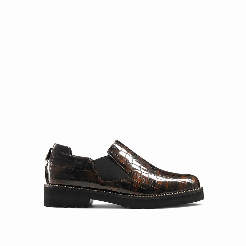 Russell And Bromley Grid Mockasiner Dam Bruna | FGD3993FO