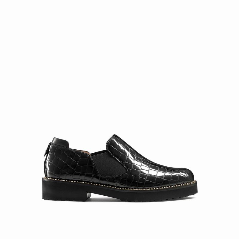 Russell And Bromley Grid Mockasiner Dam Svarta | ZLA7567DG