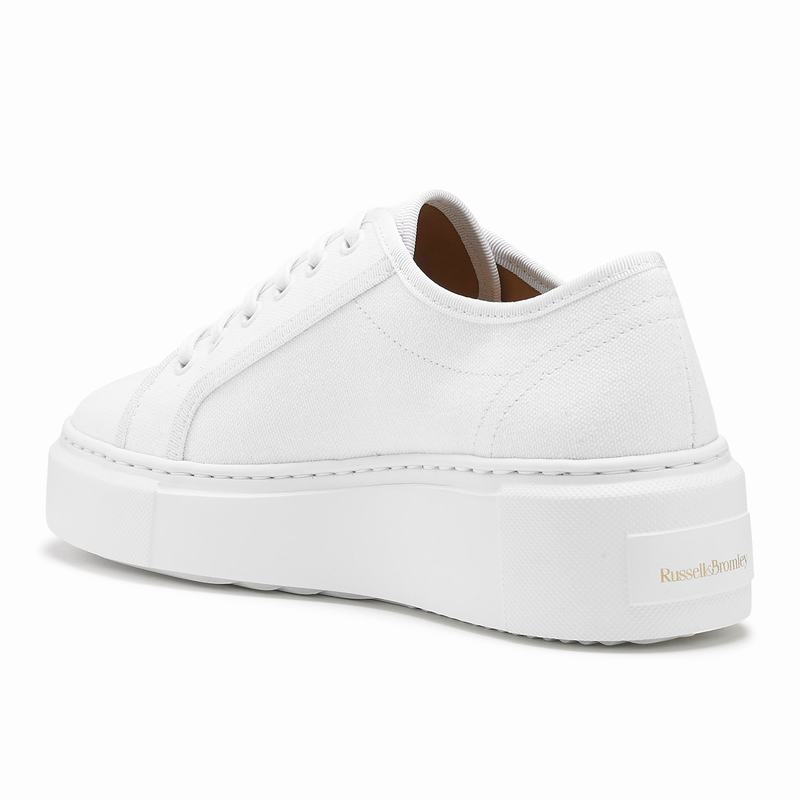 Russell And Bromley High Bar Plattform Sneakers Dam Vita | UBU8614SO