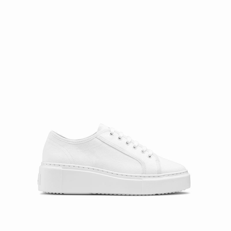 Russell And Bromley High Bar Plattform Sneakers Dam Vita | UBU8614SO