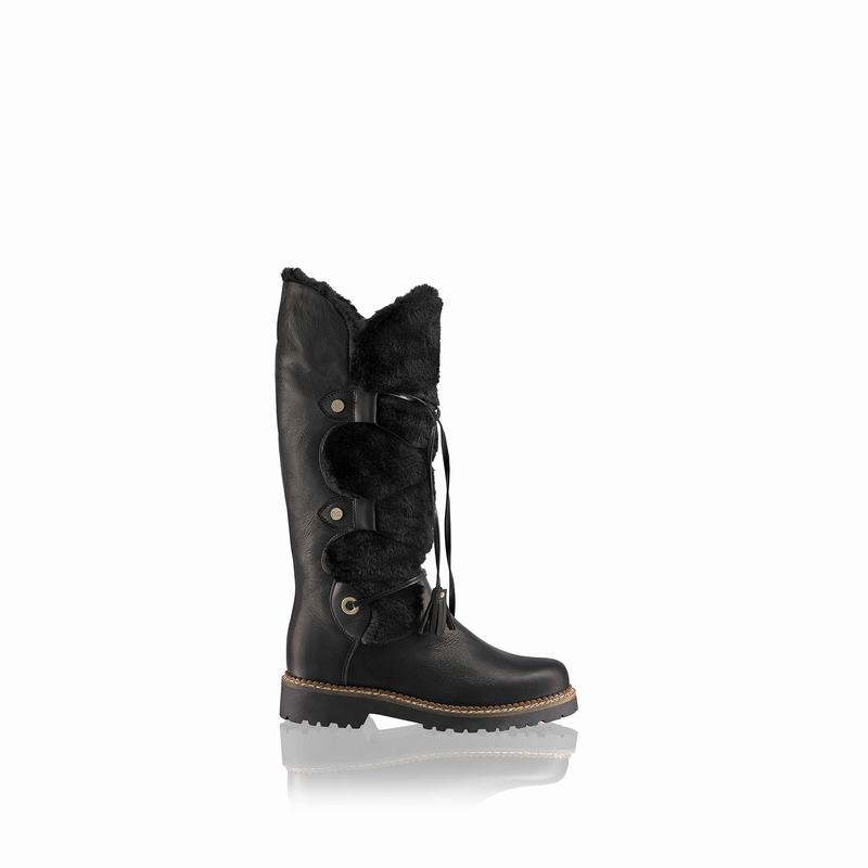 Russell And Bromley Highlander Overknee Stövlar Dam Svarta | UCQ8438NK