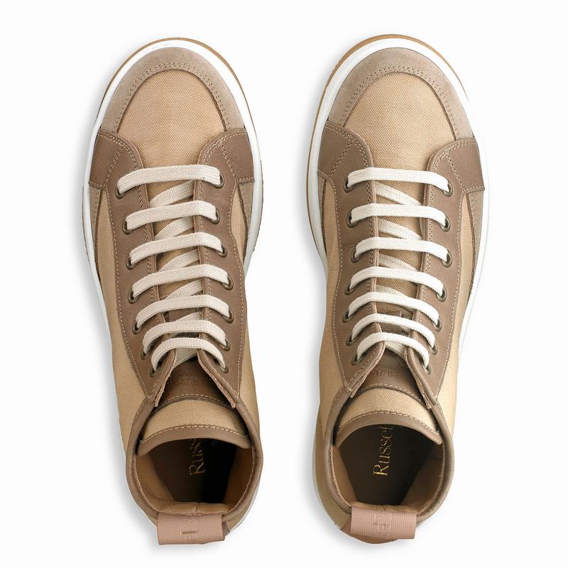 Russell And Bromley Homerun Höga Sneakers Dam Bruna | LGI916IY