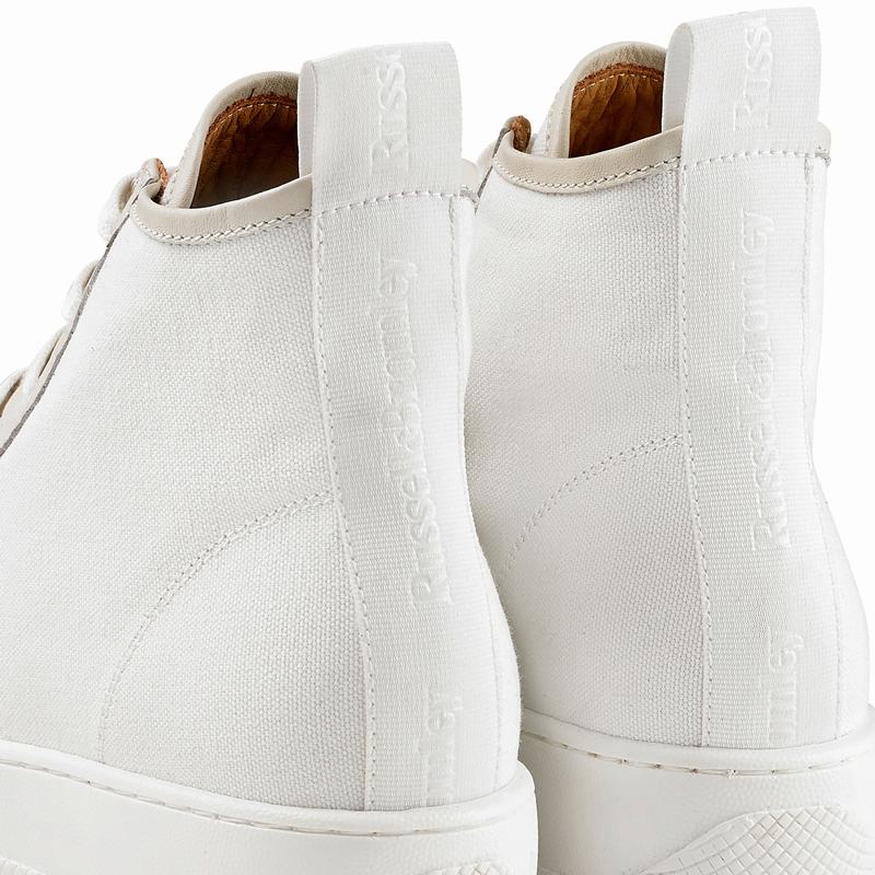 Russell And Bromley Homerun Höga Sneakers Dam Vita | WLX4734KC