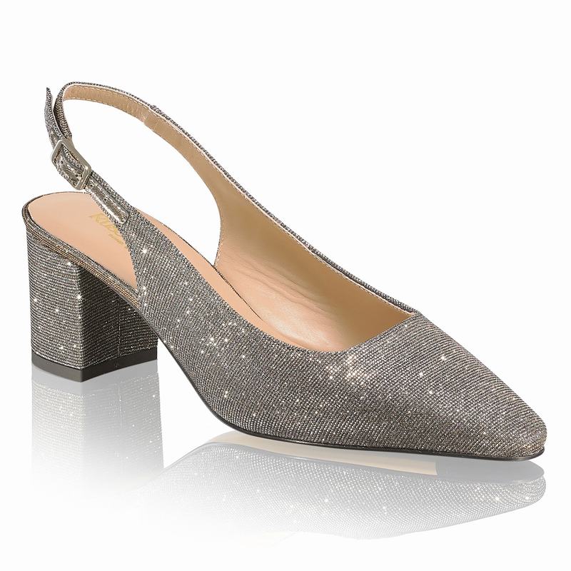 Russell And Bromley Impulse Pumps Dam Metallic | SKE786MM