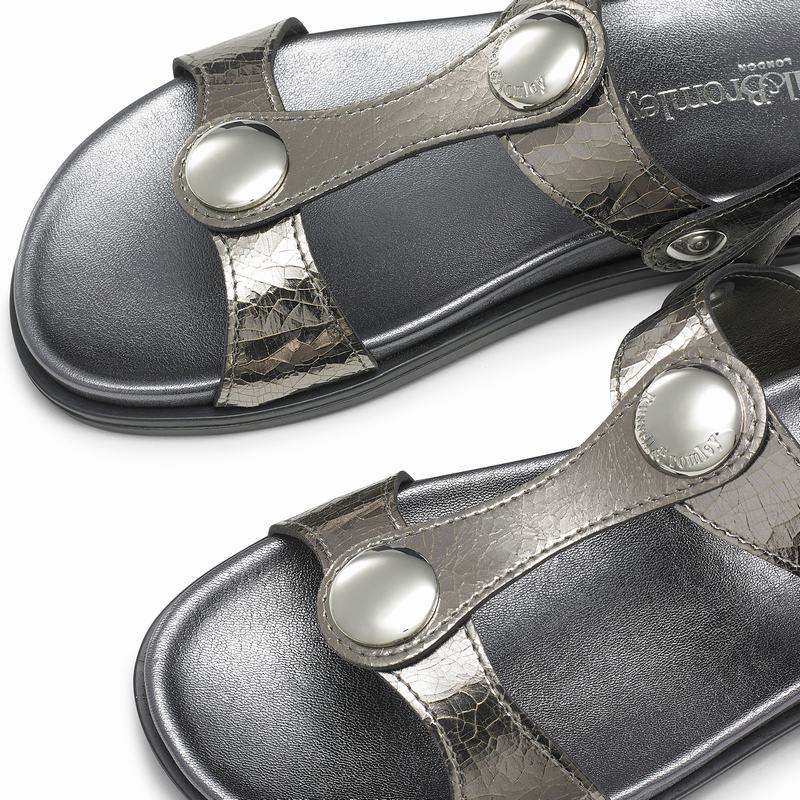 Russell And Bromley Laura Sandaler Dam Metallic | QGP5874FX