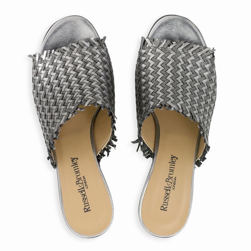 Russell And Bromley Libertymid Kilklack Sandaler Dam Metallic | QGI1563UD