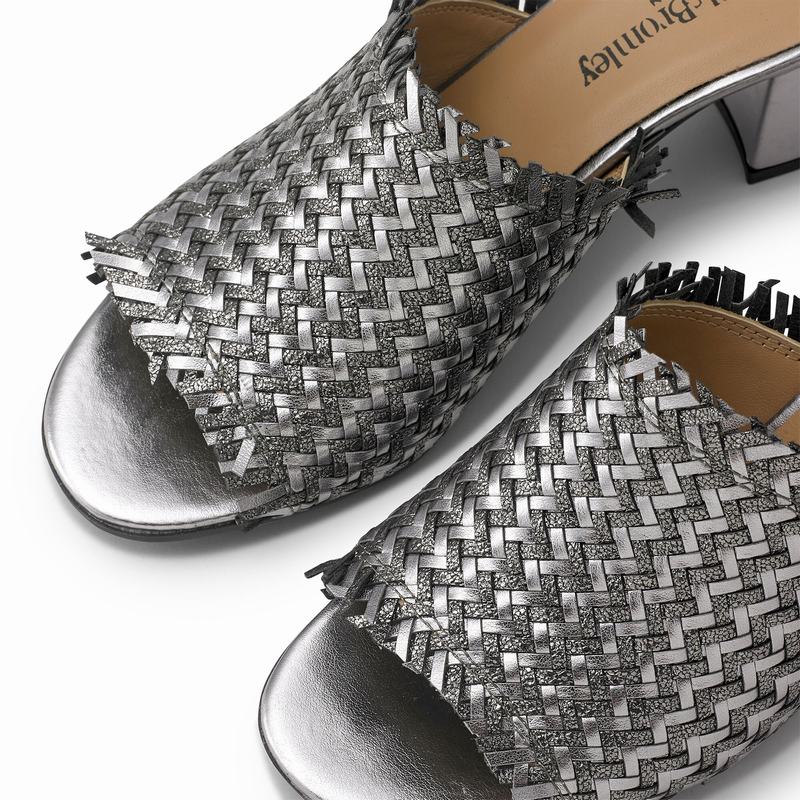 Russell And Bromley Libertymid Kilklack Sandaler Dam Metallic | QGI1563UD