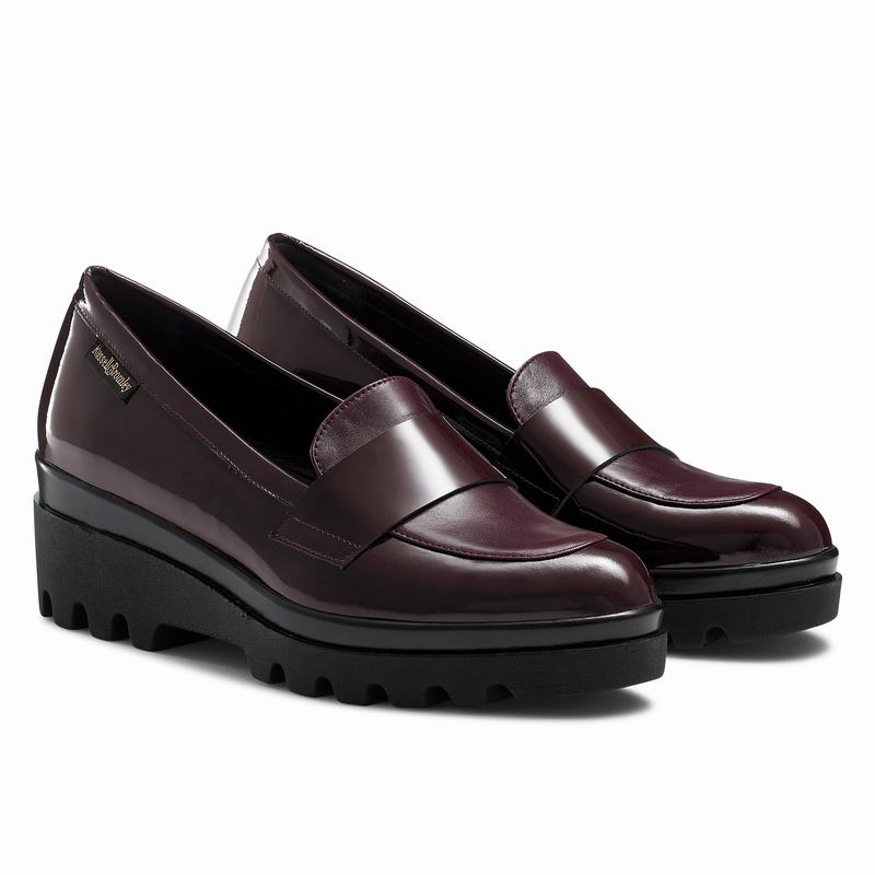 Russell And Bromley Limbo Mockasiner Dam Röda | LZW4929AQ