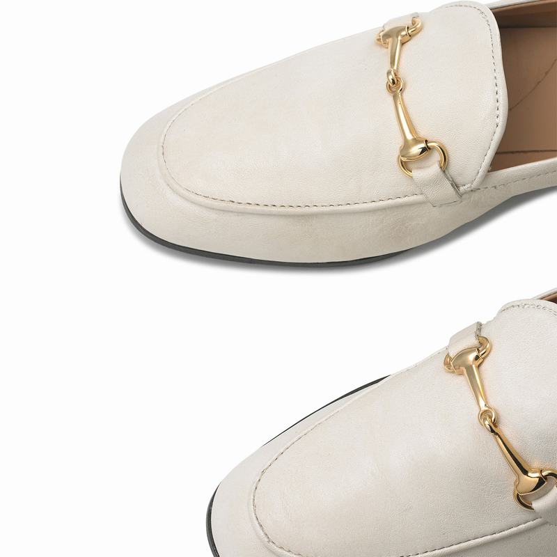 Russell And Bromley Loafer Mockasiner Dam Vita | BUM6388NZ