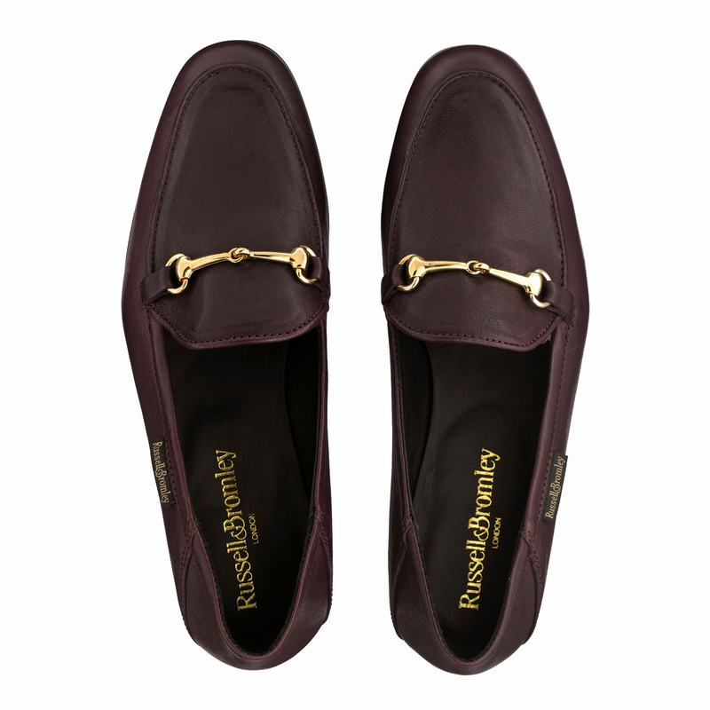 Russell And Bromley Loafer Mockasiner Dam Röda | TSY3493HF