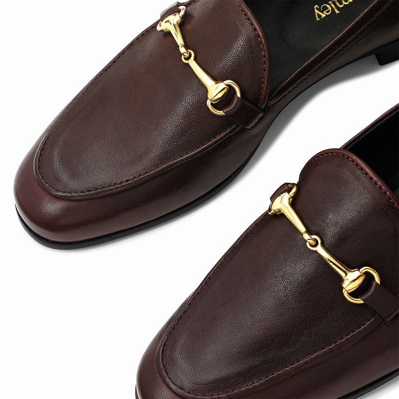 Russell And Bromley Loafer Mockasiner Dam Röda | TSY3493HF